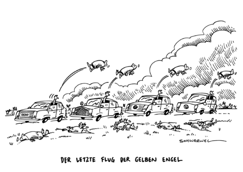 Cartoon: ADAC Autopreise zurück (medium) by Schwarwel tagged adac,manipulationen,gelber,engel,autohersteller,preise,auto,kfz,flug,skandal,krise,autopreise,rückgabe,automobilclub,teilnehmerzahl,rangfolge,fahrzeuge,wahl,lieblingsauto,karikatur,schwarwel,adac,manipulationen,gelber,engel,autohersteller,preise,auto,kfz,flug,skandal,krise,autopreise,rückgabe,automobilclub,teilnehmerzahl,rangfolge,fahrzeuge,wahl,lieblingsauto,karikatur,schwarwel