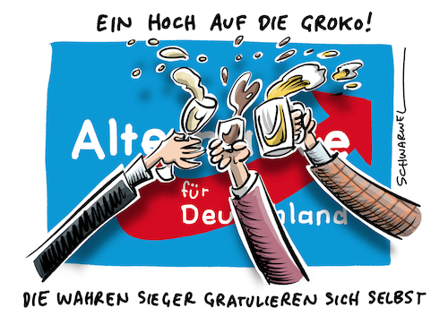 AfD GroKo Gewinnerin