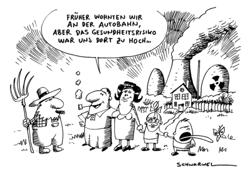 Cartoon: Atomkraft (medium) by Schwarwel tagged atomkraft,atom,karikatur,schwarwel