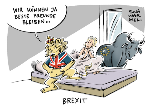 Cartoon: Brexit Grundsatzrede (medium) by Schwarwel tagged brexit,eu,europäische,union,austritt,großbritannien,england,british,great,britain,theresa,may,binnenmarkt,freunde,bleiben,nachbar,premierminister,premierministerin,freihandelsvertrag,votum,karikatur,schwarwel,brexit,eu,europäische,union,austritt,großbritannien,england,british,great,britain,theresa,may,binnenmarkt,freunde,bleiben,nachbar,premierminister,premierministerin,freihandelsvertrag,votum,karikatur,schwarwel