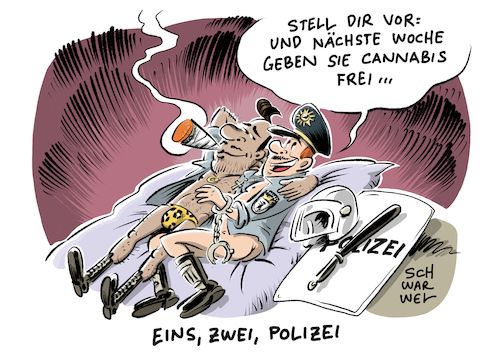 Cartoon: Ehe für alle G20 Cannabis (medium) by Schwarwel tagged ehe,für,alle,gleichgeschlechtlich,homoehe,homophobie,schwul,lesbisch,gleichgeschlechtliche,berliner,polizei,party,polizeiparty,g20,gipfel,hamburg,cannabis,auf,rezept,arznei,drogen,karikatur,schwarwel,ehe,für,alle,gleichgeschlechtlich,homoehe,homophobie,schwul,lesbisch,gleichgeschlechtliche,berliner,polizei,party,polizeiparty,g20,gipfel,hamburg,cannabis,auf,rezept,arznei,drogen,karikatur,schwarwel