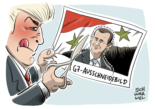 G7 Treffen in Italien Assad