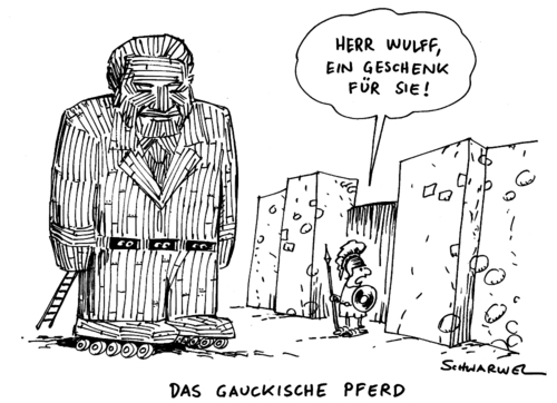 Cartoon: Gauck besucht Wulff (medium) by Schwarwel tagged joachim,gauck,christian,wulff,besuch,rücktritt,bundespräsidenten,horst,köhler,bundespräsidentenwahl,wahl,machtwechsel,schloss,bellevue,karikatur,schwarwel,kandidat,wahlverfahren,amtssitz