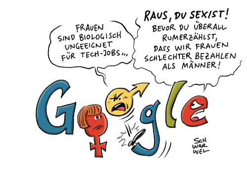 Google Frauen weniger Gehalt