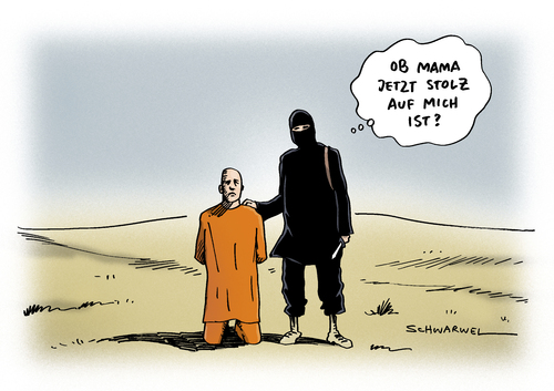 Cartoon: IS Terror Ägypten Mord (medium) by Schwarwel tagged is,terror,ägypten,mord,vergeltungsschläge,vergeltung,soldaten,waffen,gewalt,karikatur,schwarwel,is,terror,ägypten,mord,vergeltungsschläge,vergeltung,soldaten,waffen,gewalt,karikatur,schwarwel