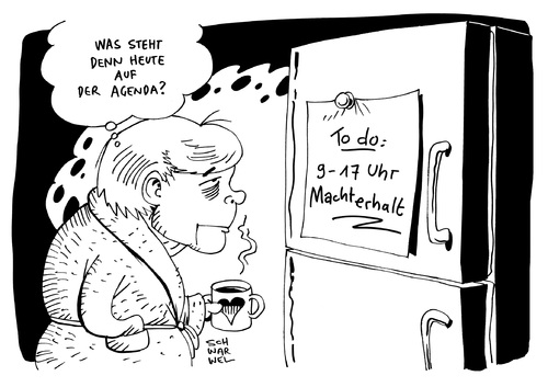 Cartoon: Merkel mächtigste Frau der Welt (medium) by Schwarwel tagged kanzlerin,angela,merkel,angie,forbes,mächtigste,frau,welt,macht,machterhalt,politik,karikatur,schwarwel,kanzlerin,angela,merkel,angie,forbes,mächtigste,frau,welt,macht,machterhalt,politik,karikatur,schwarwel