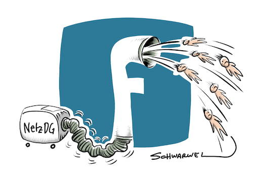 Cartoon: NetzDG gegen Hetze im Netz (medium) by Schwarwel tagged netzdg,netzdurchwirkungsgesetz,social,media,soziale,netzwerke,twitter,facebook,instagram,www,world,wide,web,online,tweet,tweets,sperrung,löschung,löschen,account,accounts,künstler,kunst,hass,hetze,posts,kommentae,hasskommentare,staatssekretär,kelber,karikatur,schwarwel,netzdg,netzdurchwirkungsgesetz,social,media,soziale,netzwerke,twitter,facebook,instagram,www,world,wide,web,online,tweet,tweets,sperrung,löschung,löschen,account,accounts,künstler,kunst,hass,hetze,posts,kommentae,hasskommentare,staatssekretär,kelber,karikatur,schwarwel