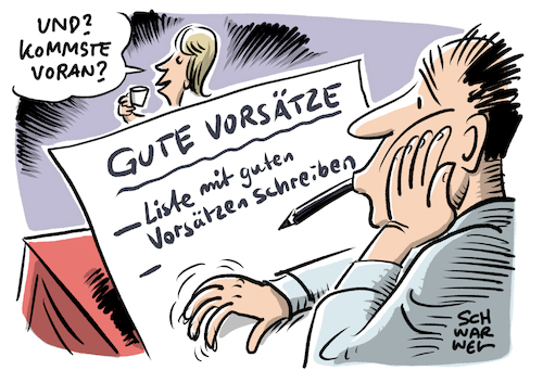 Cartoon: Neues Jahr Gute Vorsätze (medium) by Schwarwel tagged silvester,neues,jahr,jahreswende,2020,jahresbeginn,silvesterfeuerwerk,feuerwerk,gute,vorsätze,wünsche2020,neujahrsvorsätze,neujahr,mit,rauchen,aufhören,mehr,sport,treiben,diät,klimaschutz,klima,schützen,fitnessstudio,cartoon,karikatur,schwarwel,silvester,neues,jahr,jahreswende,2020,jahresbeginn,silvesterfeuerwerk,feuerwerk,gute,vorsätze,wünsche2020,neujahrsvorsätze,neujahr,mit,rauchen,aufhören,mehr,sport,treiben,diät,klimaschutz,klima,schützen,fitnessstudio,cartoon,karikatur,schwarwel