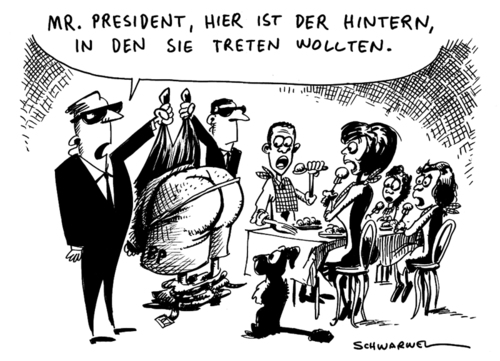 Cartoon: Obama sucht BP Verantwortliche (medium) by Schwarwel tagged barack,obama,bp,verantwortliche,ölkrise,golf,von,mexiko,umwelt,katastrofe,karikatur,schwarwel