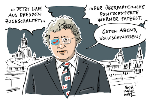 Cartoon: Patzelt AfD CDU (medium) by Schwarwel tagged patzelt,werner,cdu,afd,berater,beratung,politikexperte,politologe,wahl,wahlhelfer,landtagswahl,wahlen,sachsen,dresden,magnitz,politikwissenschaftler,cartoon,karikatur,schwarwel,rechtsextrem,rechtsextremismus,rechtspopulismus,rassismus,rassisten,rassistisch,rassenhass,flüchtlinge,geflüchtete,flüchtlingskrise,rechtsruck,braunes,nazi,nazis,neonazis,rechtsradikal,patzelt,werner,cdu,afd,berater,beratung,politikexperte,politologe,wahl,wahlhelfer,landtagswahl,wahlen,sachsen,dresden,magnitz,politikwissenschaftler,cartoon,karikatur,schwarwel,rechtsextrem,rechtsextremismus,rechtspopulismus,rassismus,rassisten,rassistisch,rassenhass,flüchtlinge,geflüchtete,flüchtlingskrise,rechtsruck,braunes,nazi,nazis,neonazis,rechtsradikal