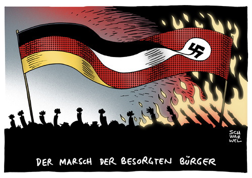 Cartoon: Pegida Politiker Verstädnis (medium) by Schwarwel tagged pegida,politiker,verständnis,montagsdemostration,demo,demonstration,rechts,nazi,karikatur,schwarwel,pegida,politiker,verständnis,montagsdemostration,demo,demonstration,rechts,nazi,karikatur,schwarwel