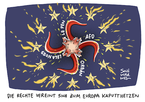 Rechte Parteien zur EU Wahl