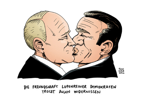 Cartoon: Schröder Putin Geburtstag (medium) by Schwarwel tagged gerhard,schröder,putin,geburtstag,feiern,party,freund,freundschaft,exkanzler,kanzler,deutschland,russland,karikatur,schwarwel,lupenrein,demokraten,ukraine,kiew,krieg,terror,gewalt,weltmacht,gerhard,schröder,putin,geburtstag,feiern,party,freund,freundschaft,exkanzler,kanzler,deutschland,russland,karikatur,schwarwel,lupenrein,demokraten,ukraine,kiew,krieg,terror,gewalt,weltmacht