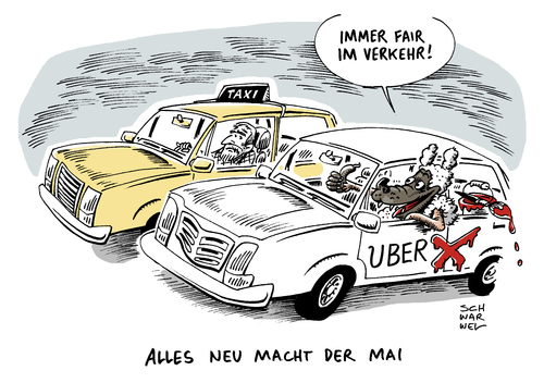 Cartoon: Taxi Konkurrenz UberX (medium) by Schwarwel tagged taxi,konkurrenz,uber,uberx,spiel,business,taxifahrt,fahrten,monopoly,karikatur,schwarwel,taxi,konkurrenz,uber,uberx,spiel,business,taxifahrt,fahrten,monopoly,karikatur,schwarwel