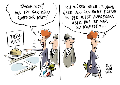 Cartoon: Tofukäse EuGH Urteil (medium) by Schwarwel tagged eugh,europäischer,gerichtshof,urteil,recht,gesetz,verbraucher,täuschung,tofukäse,käse,essen,nahrung,ernährung,lebensmittel,vegan,veganer,veggie,cheese,pflanzlich,karikatur,schwarwel,eugh,europäischer,gerichtshof,urteil,recht,gesetz,verbraucher,täuschung,tofukäse,käse,essen,nahrung,ernährung,lebensmittel,vegan,veganer,veggie,cheese,pflanzlich,karikatur,schwarwel