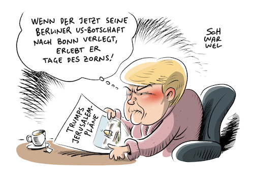 Cartoon: Trumps Nahostplan (medium) by Schwarwel tagged donald,trump,us,usa,amerika,america,präsident,president,merkel,nahost,nahostplan,warnung,jerusalem,hauptstadt,israel,arabisch,arabische,länder,karikatur,schwarwel,donald,trump,us,usa,amerika,america,präsident,president,merkel,nahost,nahostplan,warnung,jerusalem,hauptstadt,israel,arabisch,arabische,länder,karikatur,schwarwel