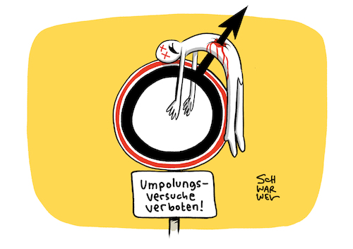 Cartoon: Umpolung Konversationstherapie (medium) by Schwarwel tagged umpolung,konversationstherapie,bundeskabinett,gesundheitsminister,jens,spahn,schwul,schwule,lesbisch,homosexuell,homosexualität,transgender,geschlechtsidentität,geschlecht,medizin,pharmazie,operation,krankenhaus,ärzte,therapie,sexuelle,identität,cartoon,karikatur,schwarwel,umpolung,konversationstherapie,bundeskabinett,gesundheitsminister,jens,spahn,schwul,schwule,lesbisch,homosexuell,homosexualität,transgender,geschlechtsidentität,geschlecht,medizin,pharmazie,operation,krankenhaus,ärzte,therapie,sexuelle,identität,cartoon,karikatur,schwarwel