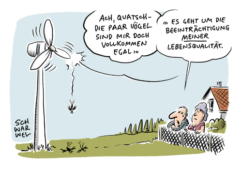 Cartoon: Windräder Abstandsregel (medium) by Schwarwel tagged windrad,windräder,klimaschutz,klimapolitik,klimawandel,umweltschutz,umweltschützer,naturschutz,natur,wetter,abstandsregel,altmeier,windkraft,pläne,wind,windenergie,energie,windparks,wirtschaftsminister,cdu,erneuerbare,energien,umweltministerium,abstand,siedlung,klimakabinett,wohnsiedlung,fotovoltaik,cartoon,karikatur,schwarwel,windrad,windräder,klimaschutz,klimapolitik,klimawandel,umweltschutz,umweltschützer,naturschutz,natur,wetter,abstandsregel,altmeier,windkraft,pläne,wind,windenergie,energie,windparks,wirtschaftsminister,cdu,erneuerbare,energien,umweltministerium,abstand,siedlung,klimakabinett,wohnsiedlung,fotovoltaik,cartoon,karikatur,schwarwel