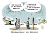 Cartoon: Flüchtlinge Grenzkrontrollen (small) by Schwarwel tagged flüchtlinge,richtung,deutschland,brenner,grenze,asyl,asylsuchende,flüchtlingspolitik,ungarn,ausreisekarikatur,schwarwel,blühende,landschaften,grenzkrontrollen