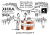 Cartoon: IAA Automarkt IT Konzerne (small) by Schwarwel tagged iaa,frankfurt,deutsche,autoschau,eröffnung,auto,kfz,messe,karikatur,schwarwel,it,konzern