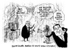 Cartoon: Irak Waffenlieferung Deutschland (small) by Schwarwel tagged irak,waffenlieferung,deutschland,sigmar,gabriel,krieg,terror,gewalt,krise,karikatur,schwarwel,kriegsgebiet,pazifist,frieden