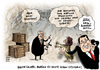 Cartoon: Irak Waffenlieferung Gabriel (small) by Schwarwel tagged irak,waffenlieferung,deutschland,sigmar,gabriel,krieg,terror,gewalt,krise,karikatur,schwarwel,kriegsgebiet,pazifist,frieden