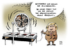 Cartoon: Koalition Merkel Minister (small) by Schwarwel tagged koalition,in,spe,kanzlerin,merkel,sucht,nach,personalien,minister,politik,deutschland,wirtschaft,finanzen,inneres,justiz,notar,ziehung,karikatur,schwarwel