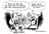 Cartoon: Laufzeitverlängerung der AKWs (small) by Schwarwel tagged laufzeitverlängerung,akws,angela,merkel,atom,atomkraftwerk,atomlaufzeit,angst,furcht,karikatur,schwarwel