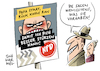 Cartoon: Parteienfinanzierung NPD (small) by Schwarwel tagged npd,partei,parteifinanzierung,steuergeld,steuergelder,verfassungsfeinde,verfassungsfeindlichkeit,karikatur,schwarwel,parteiverbot,rechts,nazi,verbotsverfahren