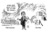Cartoon: Reaktor ans Netz Japan (small) by Schwarwel tagged reaktor,japan,atom,atomkraft,fukushima,karikatur,schwarwel,atomkatastrophe,betreiberkonzern,kyushu,electric,power,atomkraftwerke,akw,sendai,atomkraftgegner