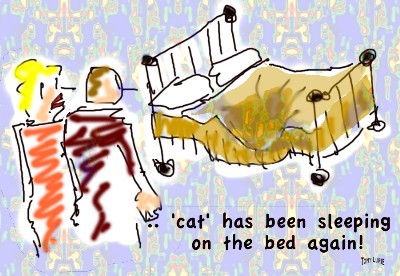 Cartoon: cat! (medium) by Toonopia tagged pets