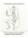 Cartoon: King Richard (small) by Toonopia tagged archealogical forensics
