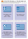 Cartoon: The new Greek flag-s (small) by etc tagged greek,flag,economic,crisis