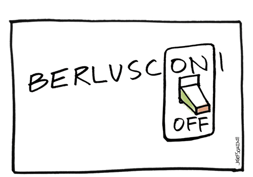 Cartoon: berluscONi (medium) by Josef Schewe tagged silvio,berlusconi,on,off,italien,italian,politiker,politician,silvio,berlusconi,on,off,italien,italian,politiker,politician