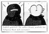 Cartoon: Schwarzer Block (small) by Josef Schewe tagged schwarzer,block,black,bloc,vermummte,demo,g20,hamburg,arschlöcher,terror,randale,chaoten