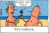 Cartoon: Strandkorb (small) by Josef Schewe tagged schewe,mann,frau,sex,man,woman,love,hope,beach,strand,summer,sommer,liebe,holydays