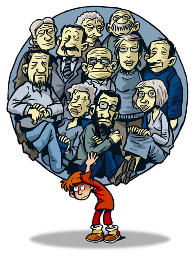 Cartoon: Überalterung (medium) by Comiczeichner tagged überalterung,alterspyramide,wandel,demografischer,senioren,alte