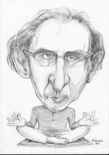 Cartoon: Franco Battiato (medium) by davide calandrini tagged caricature,personaggi,famosi,cultura,arte,spiritualita,letteratura,disegni