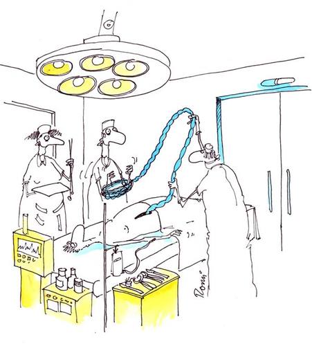 Cartoon: operation (medium) by romi tagged nurse,doctor,operation,hospital