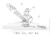 Cartoon: Wer ko der ko (small) by georg_juergens tagged markus,söder,bavaria,one,bayern,wirtschaft,raumfahrt