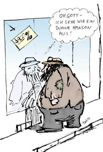 Cartoon: Duane (medium) by bob tagged duane,hanson,penner,bagman,kunst,künstler