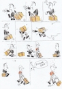 Cartoon: Schwerstarbeit (small) by Busch Cartoons tagged arbeit,schwer,schwerstarbeit,gewicht,heben,arbeitshilfe,erleichterung,knochen,rücken,arm,muskelkater