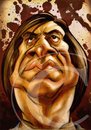 Cartoon: Javier Bardem Caricature (small) by nolanium tagged javier,bardem,caricature,nolanium,no,country,for,old,men,nolan,harris