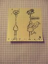 Cartoon: Flamengooo (small) by Post its of death tagged flamingo