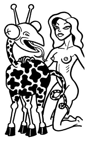 Cartoon: toon 29 (medium) by kernunnos tagged hot,babes,hubba,beastiality,alien,intercourse,breeding,the,truth,is,out,there