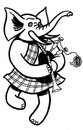 Cartoon: toon 26 (small) by kernunnos tagged elephant bagpipes say no more excelsior