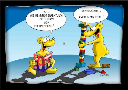 Cartoon: Höstis Hösti Bärchen (medium) by Hösti tagged hösti,cartoons,hoesti,stephan,höstermann,aus,dem,leben,höstibärchen,bärencartoons