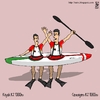 Cartoon: kayak (small) by raim tagged kayak games olympics