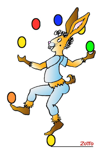Cartoon: Ostern 2020 (medium) by Zotto tagged feste,feiern,tradition,geschenke