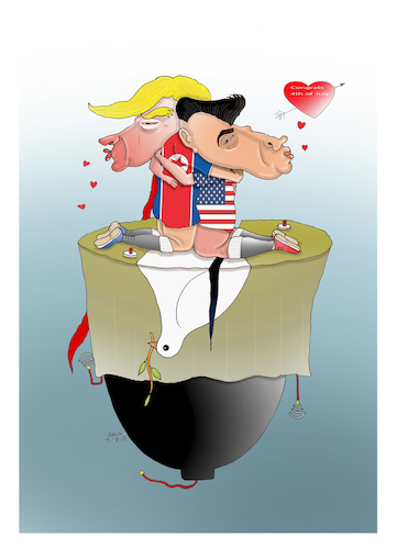 Cartoon: 4th of July ! (medium) by Shahid Atiq tagged usa
